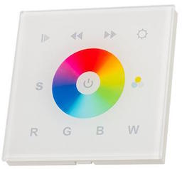 Панели управления сенсорные для управления RGB и RGBW мультицветными прожекторами Wibre